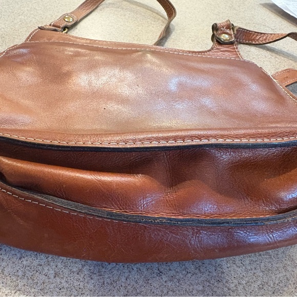 Patricia Nash London Heritage leather Crossbody Bag Purse w COA - Picture 8 of 8